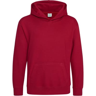 Just Hoods Kids´ Hoodie JH001K - RED HOT CHILLI - 9/11 (L)