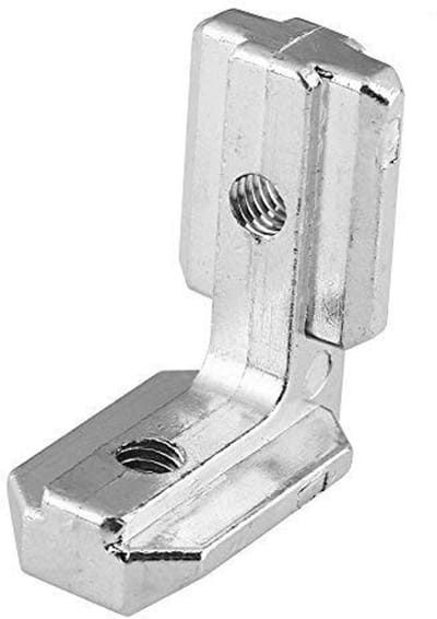 Dailygoods- Hoekconnectoren 10 Stuks - Aluminium Profiel Beugels - Carbon Staal Versterking - Schokbestendig - Antiroest - Voor EU 4040 Profielen - Hoekbeugels