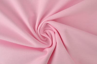 10 meter molton stof - Baby roze - 100% katoen - Molton stof op rol
