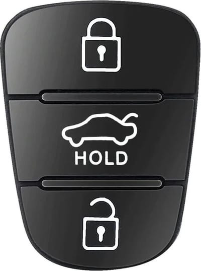 XEOD Autosleutelbehuizing - sleutelbehuizing auto - sleutel - Autosleutel / Geschikt voor: Kia / Hyundai 3 knoppen