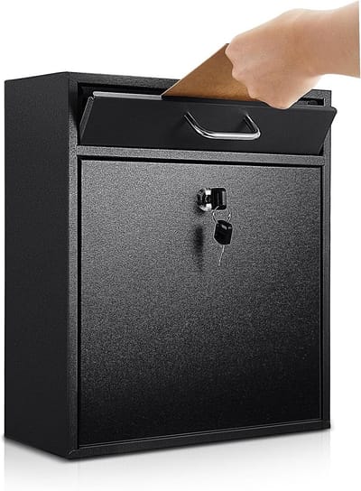 Vergrendelbare Brievenbus - Brievenbus met slot - Post veilig ontvangen - Robuust metalen materiaal