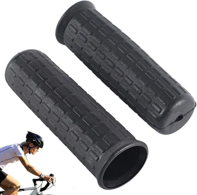 Kruiwagen Handgrepen - Wagen Handvat - Tuin Werk - Anti-slip Rubber - 30 mm Binnenmaat - Zwart