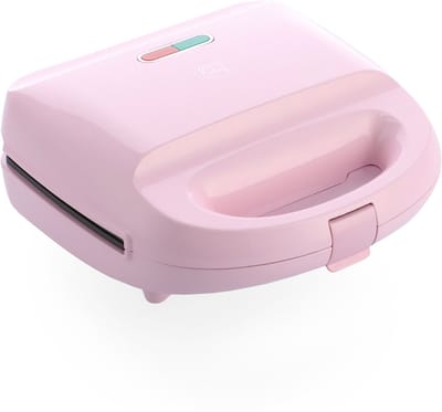 GreenChef - 3-in-1 Panini, wafel en croque machine - verwisselbare platen - roze - PFAS-vrij