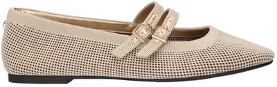 La Strada Ballerina Beige Knitted - Damesschoenen - Maat - 36