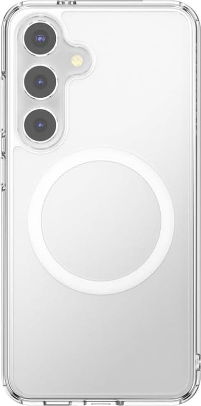 Schokbestendig Doorzichtig Hoesje | Geschikt voor: Samsung Galaxy S24 - Back Cover Transparant | Compatibel met MagSafe