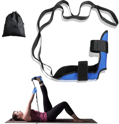 Voet- en kuitstretchers met rekband voor plantaire fasciitis, 7-lus voetstretchers voor verlichting van hamstring- en achillespeesontsteking