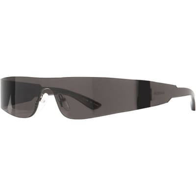 Balenciaga Mono Rechthoekige Zonnebril Zwart Unisex Brillen 570521-T0022-1000 Basic Packaging-Eyeglass Case,F,Black black