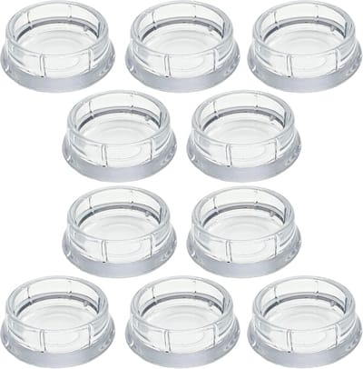 Meubelonderzetters - Vloerbeschermers Glijders - Meubels Verplaatsen - Zelfklevend Bevestigen - 50 mm Doorsnede - Transparant