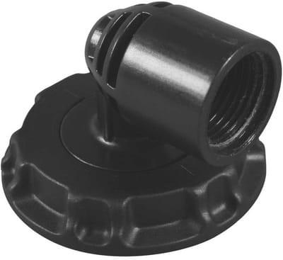 Oms Mannelijke Din-connector Met Kraag >2015 Zwart