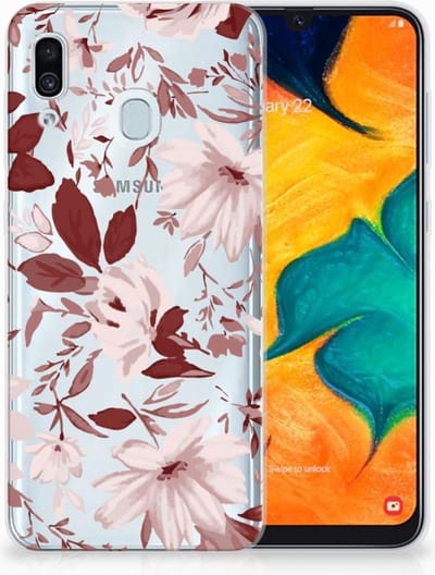 Hoesje maken Samsung Galaxy A30 Watercolor Flowers