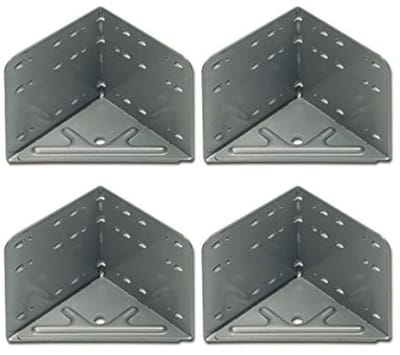 Hoekverbindingen voor Bedframe Bevestiging - Set van 4 Stabiele Bedhoeken in Staal