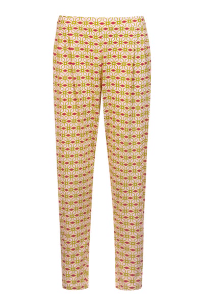 Broek op enkelhoogte Serie Fortune Geometry Rose Pearl