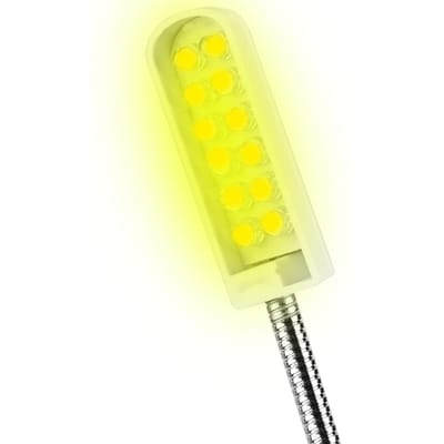 - LED-lamp Werklicht Voor Naaimachine Verstelbare Magnetische Voet Lamp Onderdeel (#12) 12 beads yellow