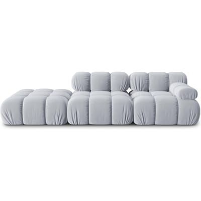 Modulaire 3-zitsbank Tropea links velvet | Milo Casa