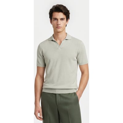 Brooks Brothers Organic Cotton Teal Maat: M | Poloshirts Outlet | Heren | Grijs