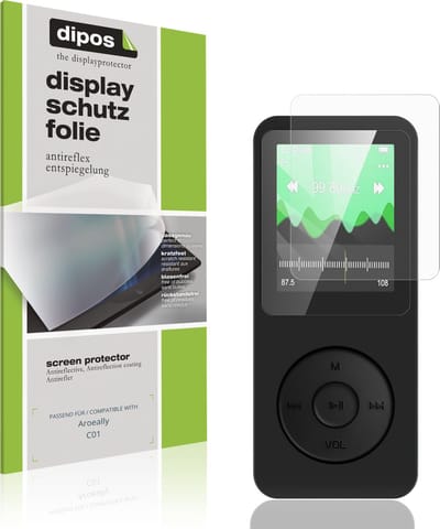 dipos – 4x Matte Beschermfolie geschikt voor Aroeally C01 | Krasbestendige & antireflecterende Screenprotector Ultra-Thin