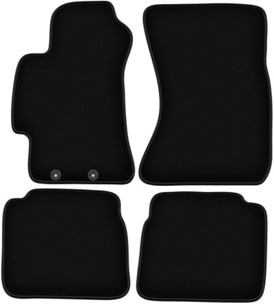 BASIC zwarte veloursmatten voor: Subaru Outback III stationwagen, sedan (2003-2009)