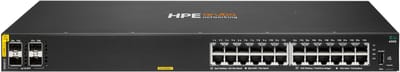 Hewlett Packard Enterprise Aruba 6000 24G Class4 PoE 4SFP 370W Schakelaar