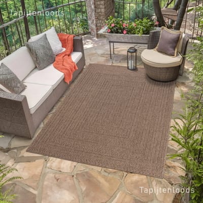 Muratap Sahara buitenkleed jute-look weerbestendig vloerkleed 80x150 cm