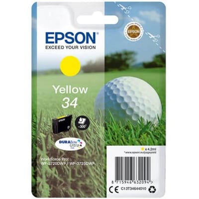 Epson Golf ball 34 Golfbal DURABrite Ultra afzonderlijke gele inkt