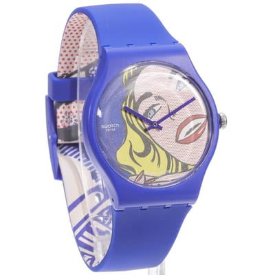 Swatch Quartz uurwerk 30M Waterbestendig Horloge 41mm Blauwe Wijzerplaat Kunststof Kast Siliconen Band Unisex horloges SUOZ352 Blue blue