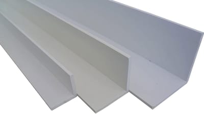 PVC Hoekprofiel - Hoekprofiel Wit - Afwerking Profielen - Moeilijk Ontvlambaar - 2m x 30 x 20mm - Wit