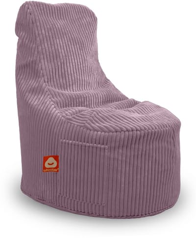 Whoober Nice – Stoel Zitzak – Paars dik ribfluweel – Comfortabel & Duurzaam