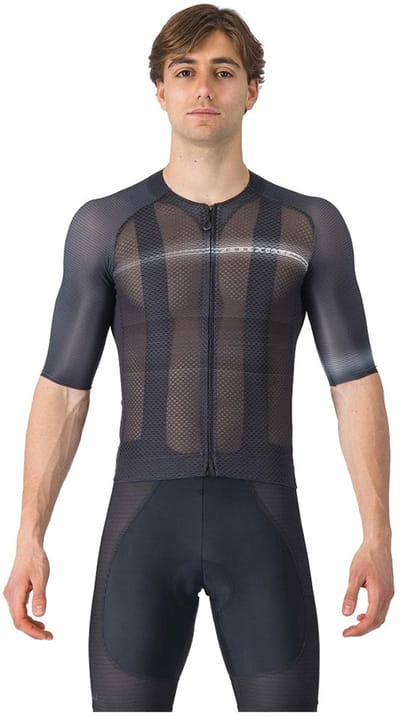 Castelli Climber´s A/c Korte Mouw Wielertrui Zwart 2XL Man