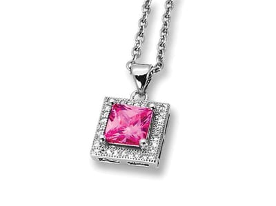 Amanto Ketting Danko Siam - 316L Staal - 15x13mm - 49cm