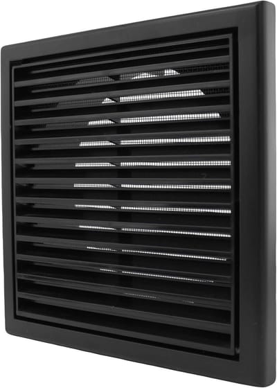 Ronde Ventilatie Rooster met Insectengaas voor Wand en Plafond 100mm