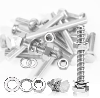 Zeskantschroeven M6 x 30 mm - 40 Stuks voor Bevestiging en Montage van Diverse Materialen