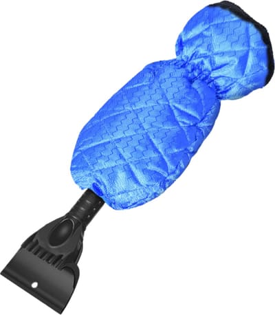 Livano Ijskrabber Met Handschoen - Ijskrabber Auto - Voor Auto - Ruitenkrabber Auto - Sneeuw krabber - Auto Krabber - Blauw