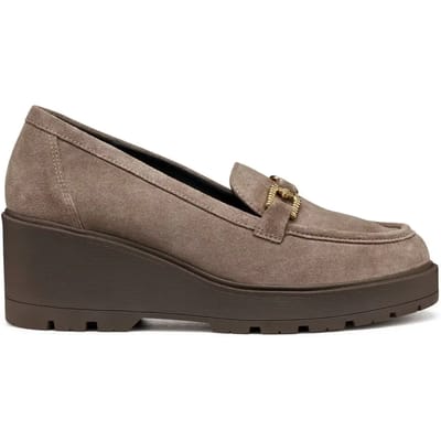 GEOX MIEREILLE DAMES Loafers - TAUPE - Maat 38