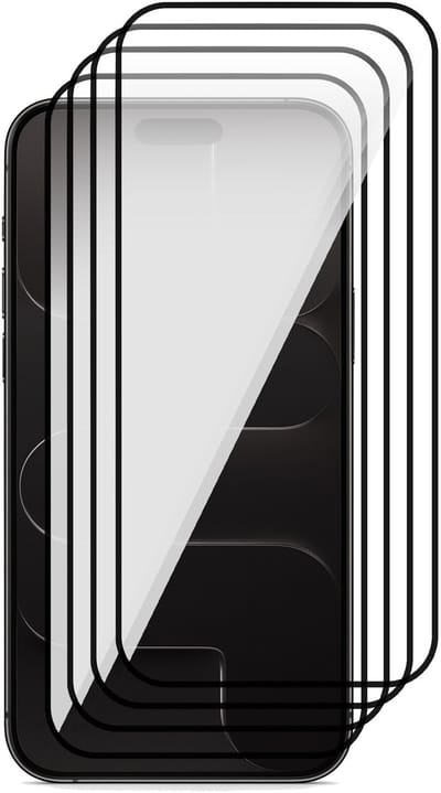 Screenprotector geschikt voor iPhone 17 Air - 4x Volledig Dekkend Glas Screen Protector