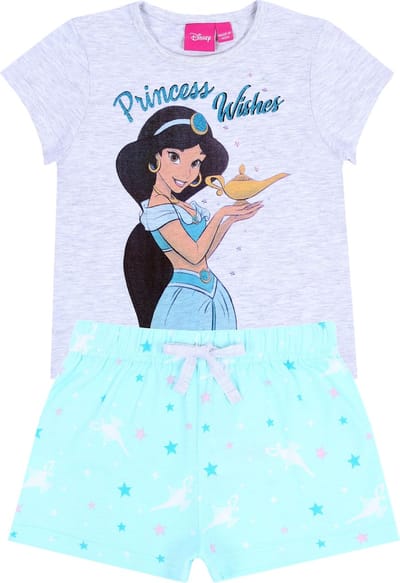 Grijs-muntgroene pyjama Jasmine Aladdin DISNEY