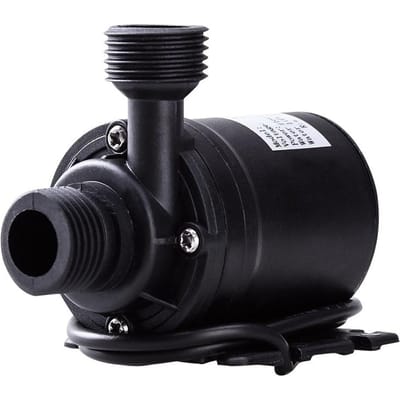 12V 800L/H Hoge Prestaties en Geluidsarme Borstelloze Dompelwaterpomp zwart