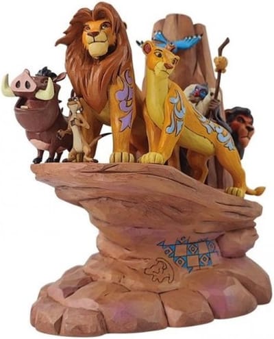 König der Loewen - Disney Verzamelfiguren - The Lion King - Carved in Stone - voor Geen - meerkleurig