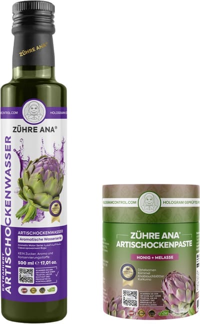 Zühre Ana® Artisjoksap met Extract – Pure Kracht uit de Natuur – 500 ml