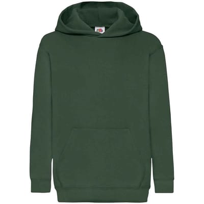 Fruit of the Loom Kinder/Kids Klassieke Hoodie (Fles groen)