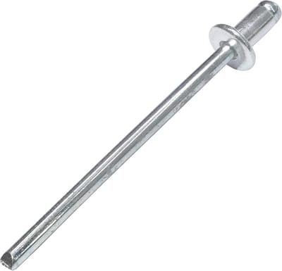 Blindklinknagels - Popnagels Aluminium Staal - Metalen Onderdelen Monteren - Niet-verwijderbaar Bevestigingselement - Ø3x5mm - 100 stuks - Aluminium Staal