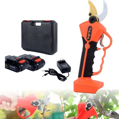 Elektrische Snoeischaar - Snoeischaar Takken - Tuinonderhoud - Borstelloze Motor - 30 mm - Zwart