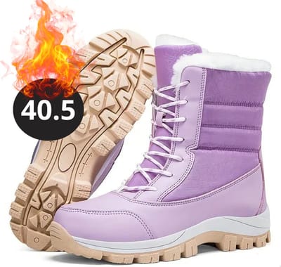 Bovista Snowboots - Sneeuwschoenen - Sneeuwboots - Dames - Wintersport - Ski - Skischoenen - Paars - 40.5 - Laarzen