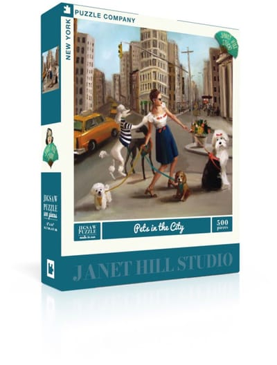 New York Puzzle Company Puzzel Pets in the City - 500 stukjes