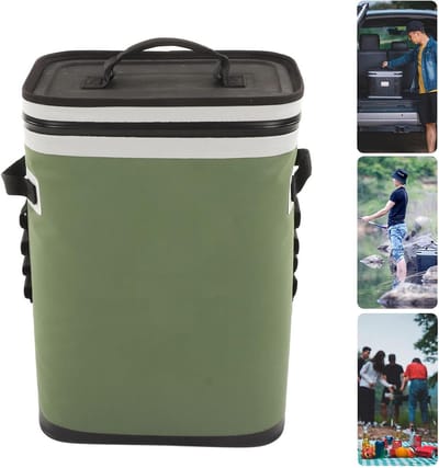 Rugzak Koelbox - Geïsoleerde Tas - Buitenactiviteiten Genieten - Waterdicht Lekvrij Ontwerp - 20L Capaciteit - Zwart
