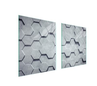TMK ArtDeko - Snijplank - 85x52 cm - Siergrafiek - Veiligheidsglas