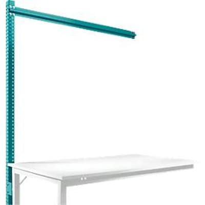 Opbouwframe voor aanbouwtafel STANDAARD werktafel-/werkbanksysteem UNIVERSAL/PROFI, 1500 mm, waterblauw