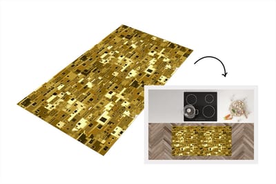 Keukenloper - Loper keuken - Afrika - Patronen - Huis - 120x60 cm - Keukenloper vinyl