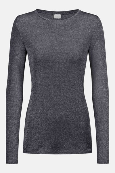 Shirt met lange mouwen Serie Sparkling Rib Thunder Grey
