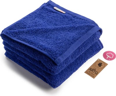 ARTG® Towelzz - AR035 - Handdoekset - 100% Katoen - 50 x 100 cm - Koningsblauw - True Blue - Set 5 stuks