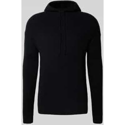 Regular fit hoodie met mix van wol en mohair